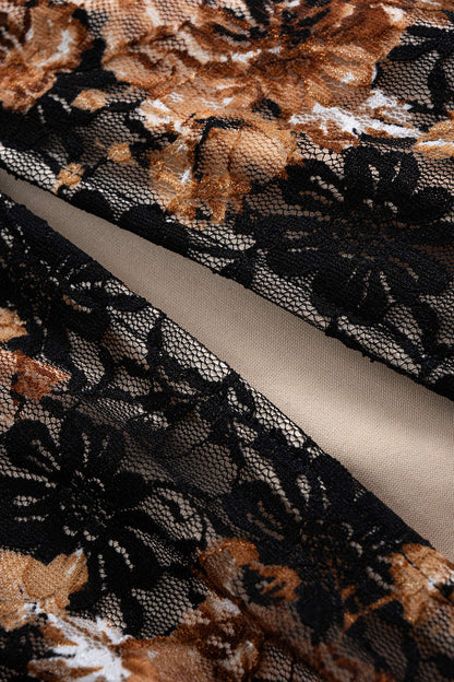 SELVIANNE | FLORAL LACE ELEGANCE DRESS