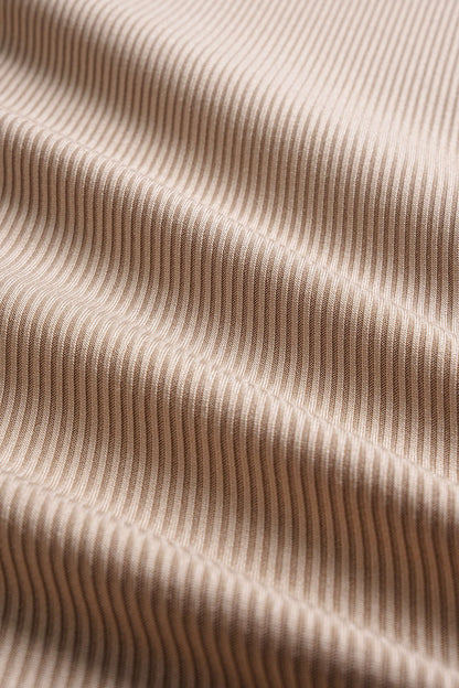 CAPRI | RIBBED HALTER TOP WITH GOLD STUDS