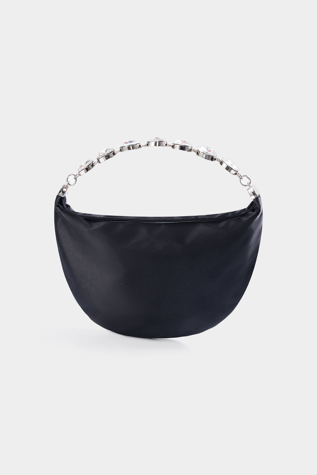 Diamond Hand-Held Clutch Bag BLACK ONE SIZE
