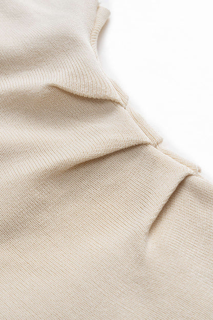 AURORA | TEXTURED KNIT CARDIGAN BEIGE