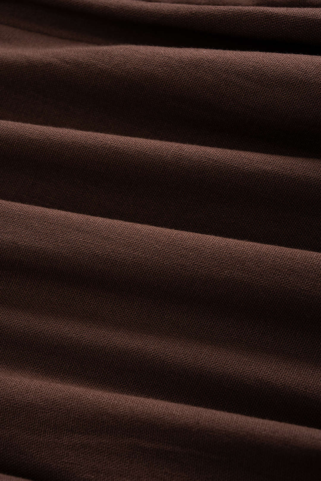 CAMILLE | BUBBLE HEM CORSET MINI DRESS BROWN