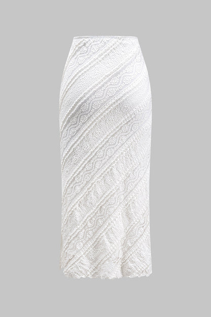 LUMINA | LACE MIDI SKIRT