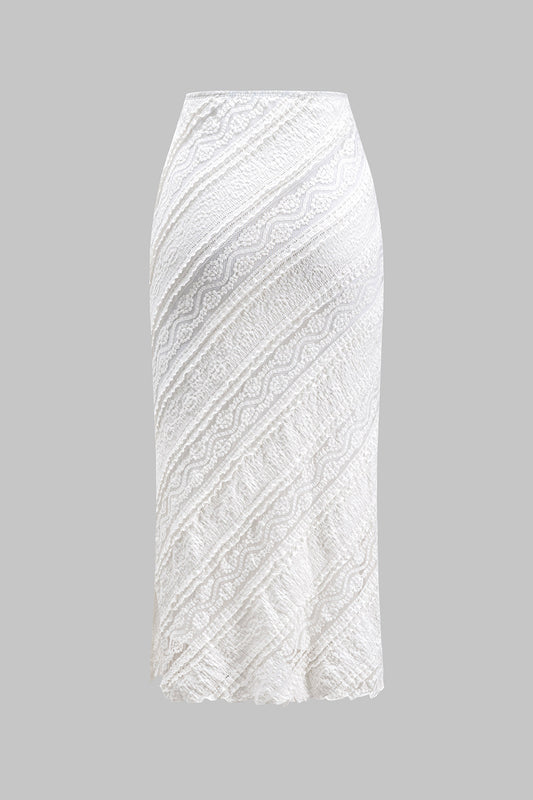 LUMINA | LACE MIDI SKIRT