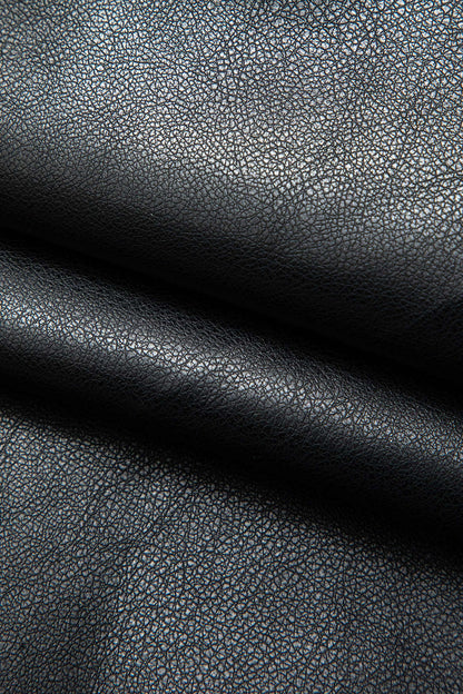 RAVEN | VEGAN LEATHER TRENCH COAT BLACK