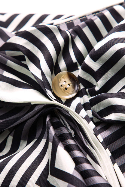 LYRA | GRAPHIC DRAPED SKIRT