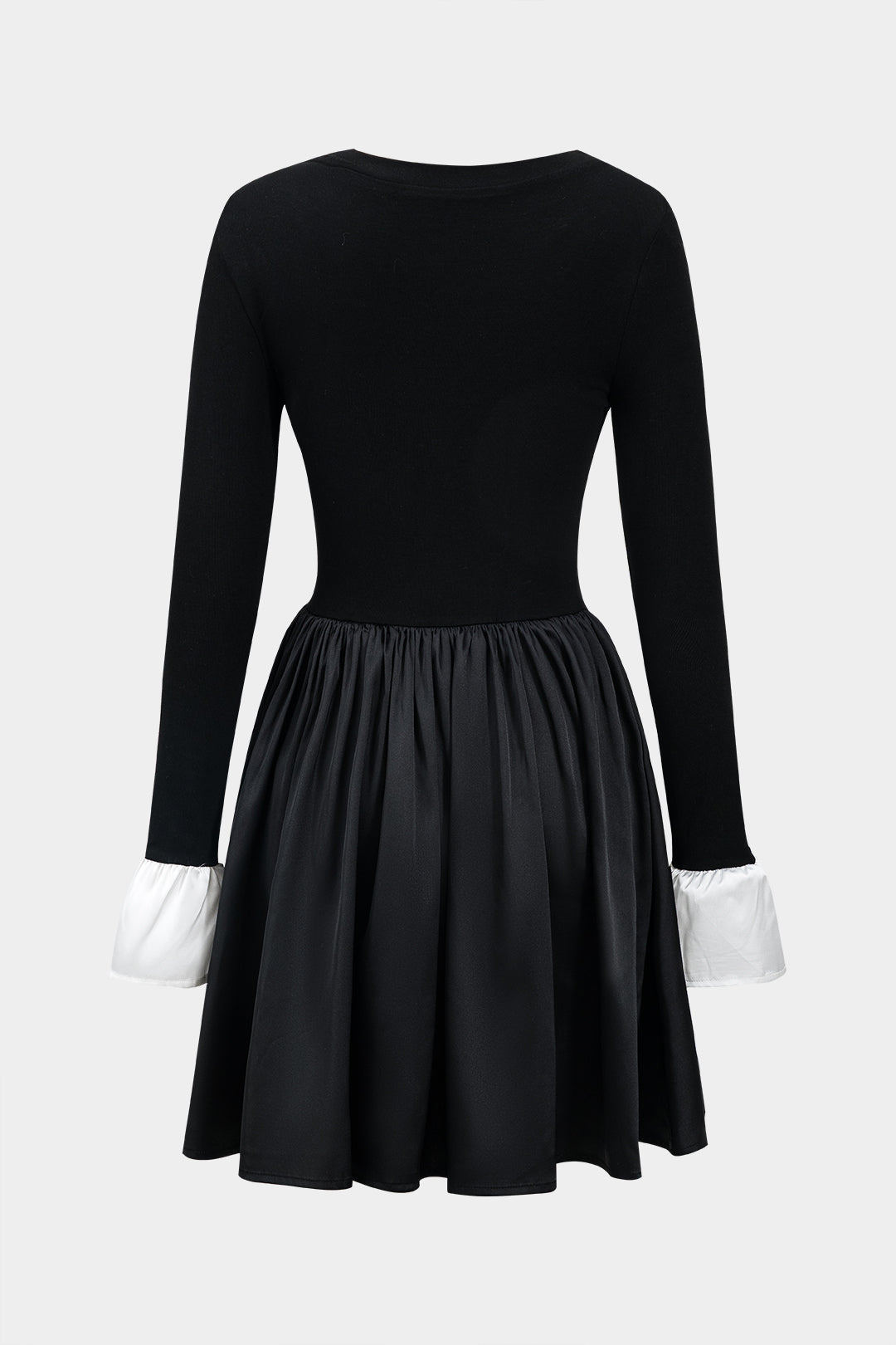 VIOLET | CONTRAST CUFF MINI DRESS