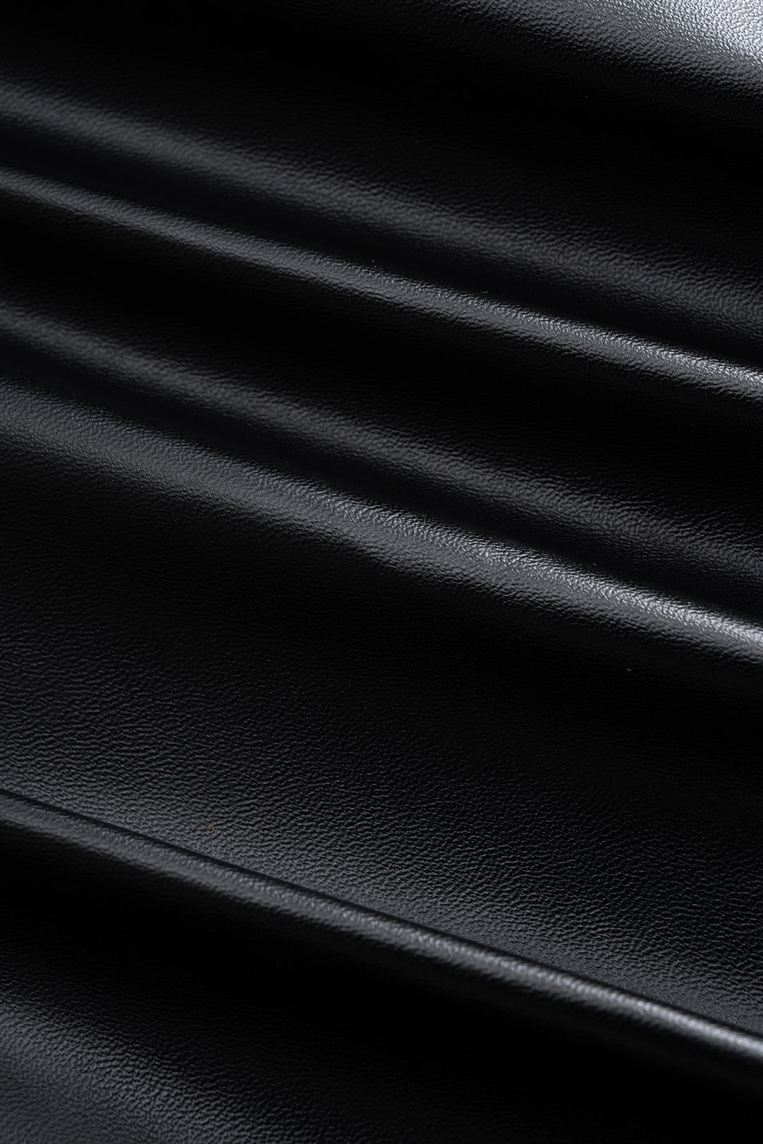 NOCTURNE | ASYMMETRIC LEATHER TOP