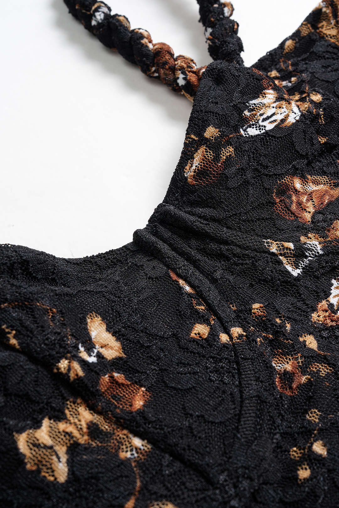 HEIDY | FLORAL BODICE DRAPE DRESS