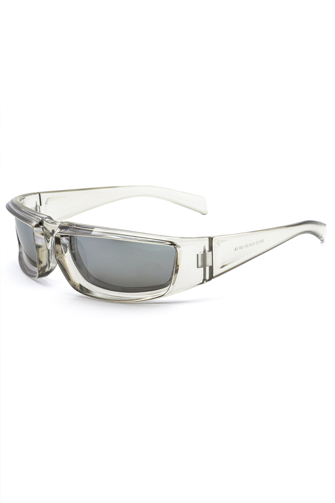 Square Frame Tinted Sunglasses SILVER ONE SIZE