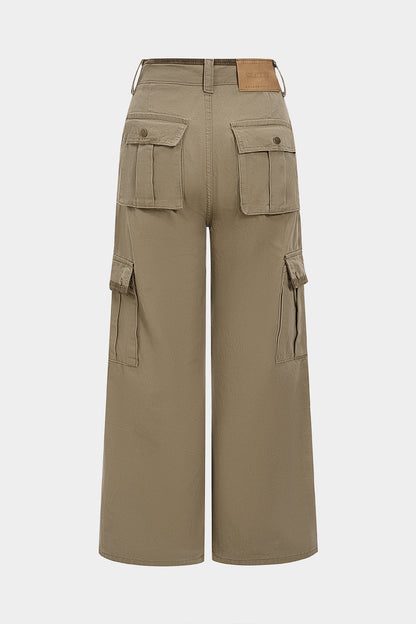 SOREN | WIDE LEG CARGO PANTS