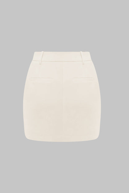 CELESTE | IVORY MINI SKIRT