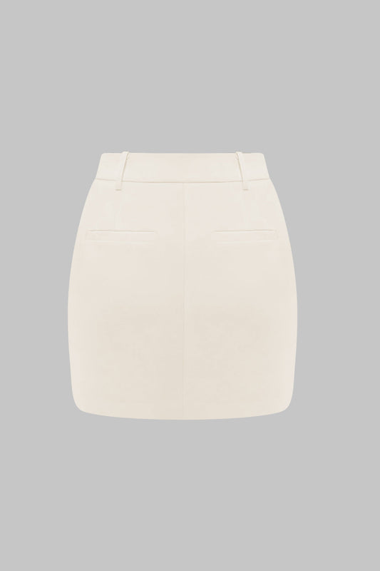 CELESTE | IVORY MINI SKIRT