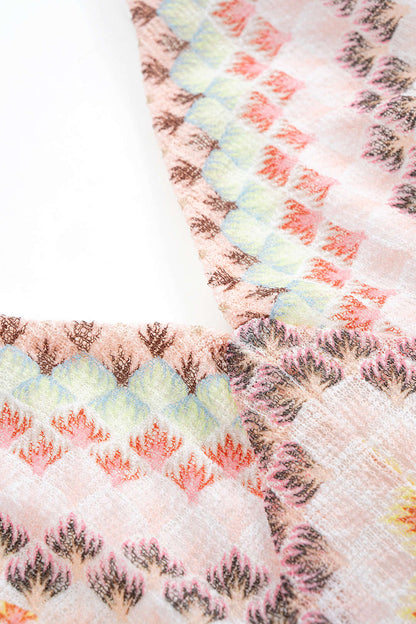 LUVYA | CHEVRON MAXI SLIP DRESS MULTICOLOR