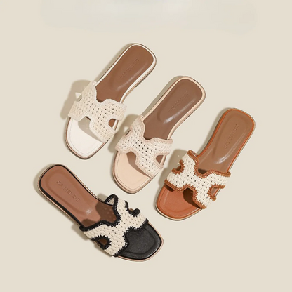 DAYNA | ELEGANT SANDALS BROWN